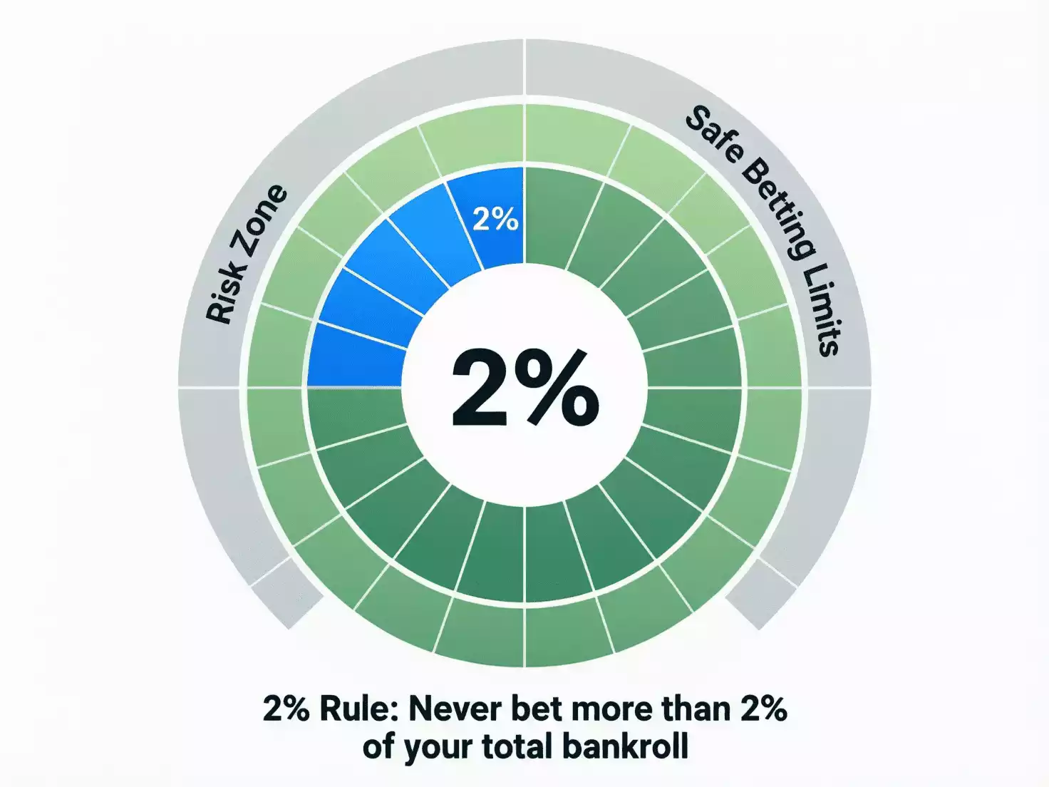 Diagrama visual mostrando la distribuci&oacute;n del bankroll y l&iacute;mites de apuesta