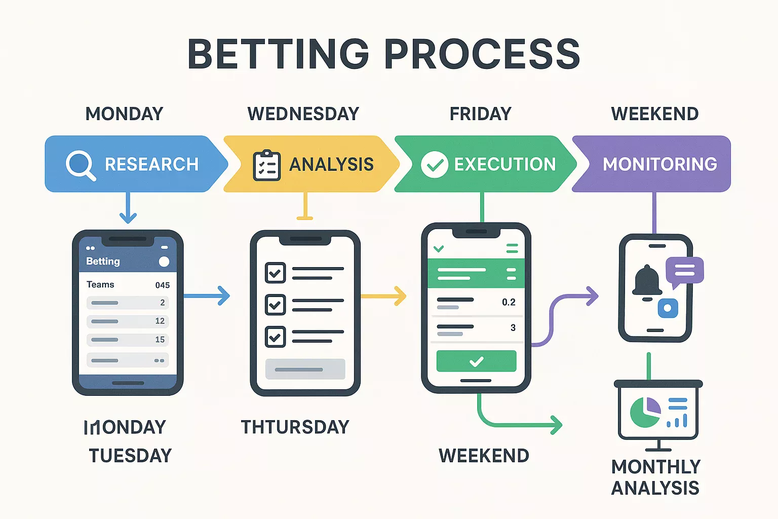 Configuración de trabajo semanal para gestión profesional de apuestas Yankee