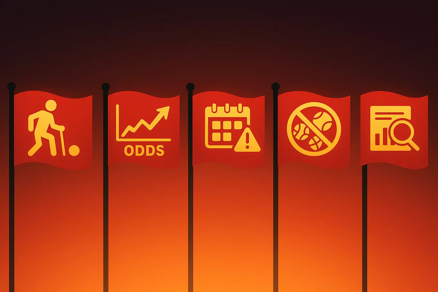 Se&ntilde;ales de alarma y red flags que debes evitar en apuestas deportivas