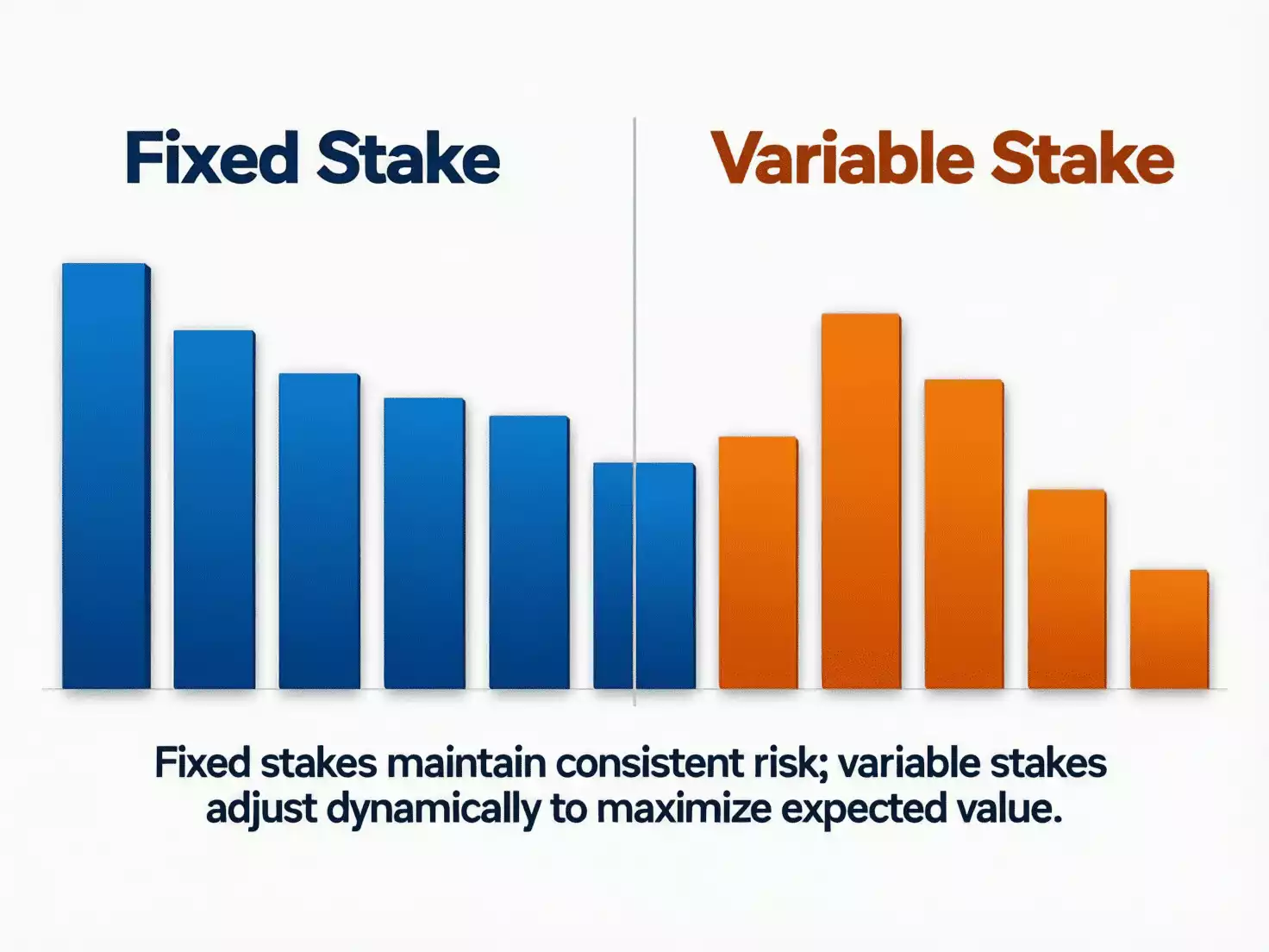 Gráfico conceptual mostrando diferentes niveles de apuesta según confianza