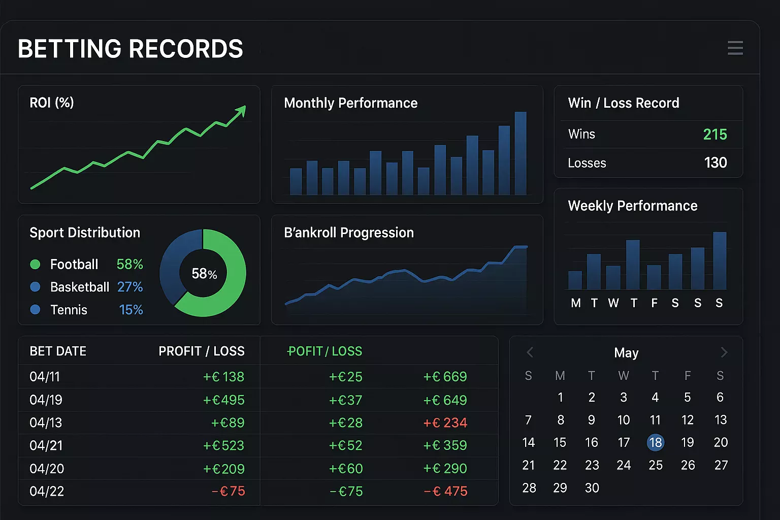 Sistema de tracking y registro de apuestas con Action Network y hojas de cálculo